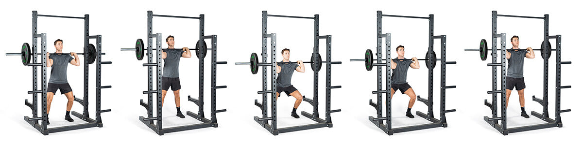 Squat Rack - Front Squat Exercise