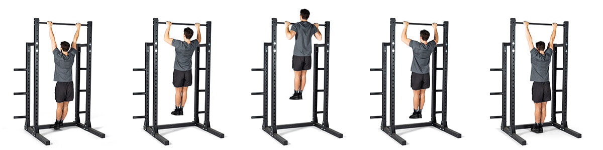 Squat Rack Pull Up Exercise